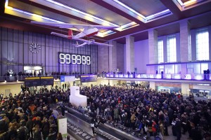 Entrance on opening day of Bread & Butter in Berlin.