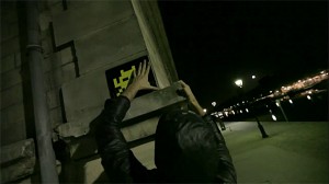 Space Invader invading Paris.