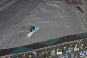 Shaun White gets masssive air to win th gold, again. Photo by Scott Clarke, ESPN Images.