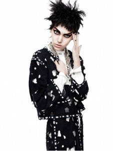 Karl Lagerfeld for Chanel, 2011. Photographed by David Sims, Vogue, March 2011/Courtesy of the Metropolitan Museum of Art.