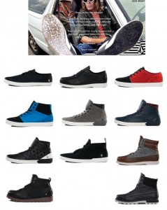 Volcom launches a footwear collection, July 2013.