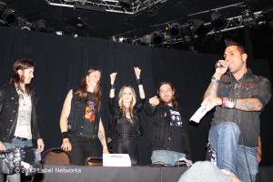The Huntress played at the Whiskey that night. Host, Jose Mangine from Octane on Sirius XM.