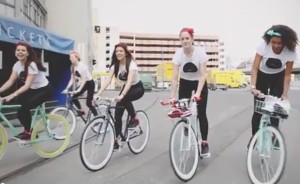 Lots of sneakerhead girls on hand also.