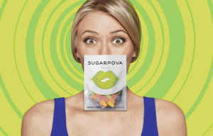 Maria Sharapova's new Sugarpova at Colette, Paris.