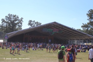 This Tent. There's another called the Other Tent. Stages are names Which Stage and What Stage.
