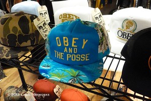 Obey continues to be a strong contender and among trendsetting with their floral and camo caps.