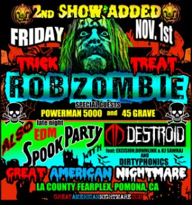 Due to demand, a second show was added.