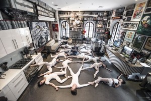 Dancers from the NYC Ballet in JR's new production.