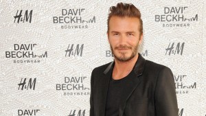 David Beckham launches swimwear collection with H&M.