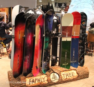 This is actually from Outdoor Retailer of the Burton booth last year in Salt Lake City.