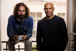 John Moore and Kelly Slater from Outerknown. Photo by Todd Glaser.