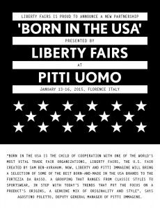 Born in the USA by Liberty Fairs debuts at Pitti Uomo.