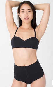 From American Apparel's neoprene collection.