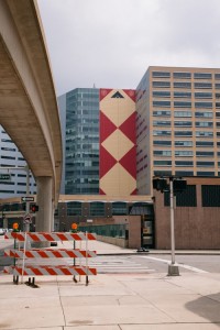 Another huge mural project for Shepard Fairey in Detroit.