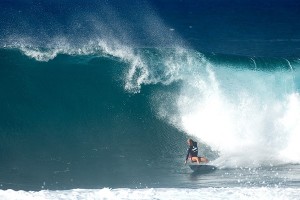 Bethany Hamilton (HAW), pictured during the Women's Pipe Invitational, has been awarded the wildcard into the Swatch Women's Pro. Photo by WSL / Kelly Cestari.